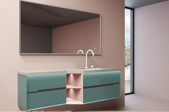 3160Z  实木烤漆浴室柜（镜）组合