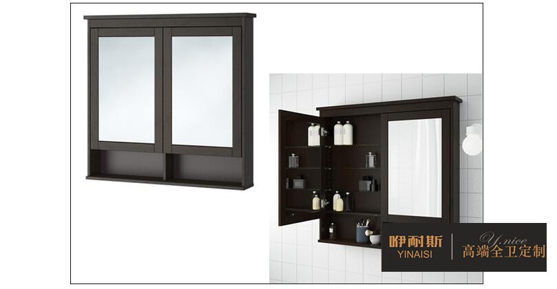 方案4:浴室柜+镜柜+带全身镜高柜 方案4:浴室柜+镜柜+带全身镜高柜